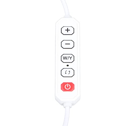 Lampada A LED A Mezzaluna 28 Pollici Per Estetiste | 40W 2000LM, Temperatura Colore 3200K-5600K Regolabile | Con Telecomando E Base Antiscivolo