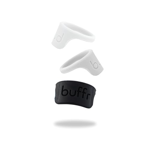 Image of BUFFR Silicone Ring Protector for Working Out - Wedding Band Guard for Gym & Fitness - Secure, Non-Slip Rubber Ring Cover for Women
