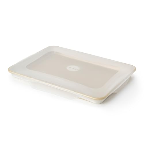 W&P - W&P Reusable Silicone Stretch Lid, Casserole (9 x 13) Set of 1, Dishwasher Safe, Freezer Safe, LFGB/Premium Materials, Microwave Safe, Clear