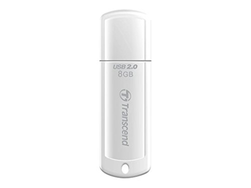 Preisvergleich Produktbild Transcend JetFlash 370 8GB USB-Stick (nur 8,5g) weiß