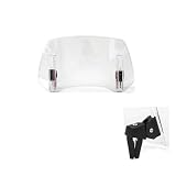 Pare Brise Visière Pare Brise De Moto pour Yamaha MT07 MT09 MT10 R1 R3 FZ6 TMAX530 TMAX 500 Xmax XJ6 XJR1300 FZ 6 Pare Brise Et Déflecteurs De Vent Saute Vents(Clair,X 2)