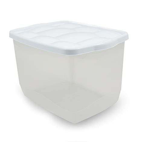 Belli E Forti Contenitore In Plastica Porta Biancheria Cm 40X30X25 Salvaspazio