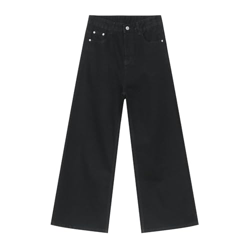 Men's Denim Jeans Korean Style Loose Straight Leg Casual Commuting Daily Home Office Pants for Men4