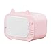 WeiLaiKeQi Hamster Hideout DIY Cage Shelter Tiny House for Guinea Pig Gerbil Small Pets, Pink