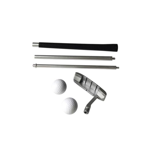 POPETPOP Aluminium Alloy Putter Rod Set for Golf Right Hand Putter Kit 3 Pcs Rods 2 Balls