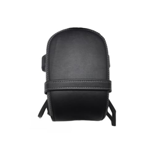 Dossier passager moto Scout Bobber avec coussin et repose-pieds noir
