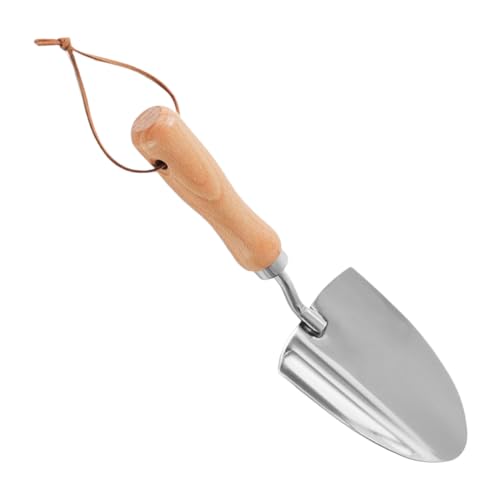 Pala de Jardín, Pala de Mano, Desherbador de Acero Inoxidable con Mango Ergonómico, Inoxidable Y Práctico, para, Trasplantar, Aflojar, Excavar Y Trasplantar