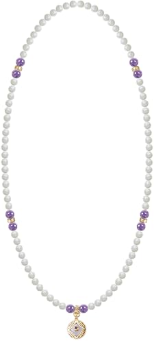 Image of Five Elements 18K Gold Vermeil 3 Layered Crystal Gemstone Beads Bracelet & Necklace for women Solid 925 Sterling Silver 18K Gold or White Gold Plated jewelry