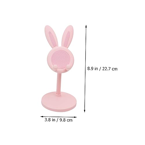 Supporto per Telefono Scrivania Regolabile Portatile con Base Antiscivolo Stand Compatto per Smartphone e Tablet Adatto e Viaggio