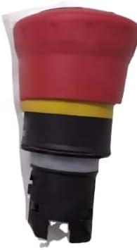 Mushroom head emergency stop button with light pressed down to lock and turn left to unlock 3SU1001-1HB20-0AA0