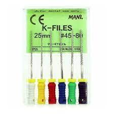 MANI K-FILES (Root Canal Files/Endodontic instruments) (45~80, Length: 25mm) (B08F45PPT9) Amazon Price History, Amazon Price Tracker