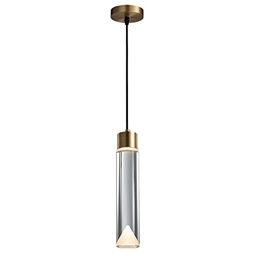 Suspension LED fil ajustable lustre cylindrique réglable en hauteur