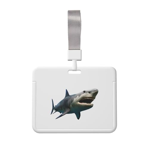 名札ケース さめ サメ Shark IDカードホルダー IDカードケース 吊り下げ名札 ネームホルダー パスケース 名刺ホルダー バッジホルダー 定期入れ 名刺入れ 社員証ケース 学生証 旅行用品 スキミング防止 男女兼用 贈り物