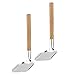 UPKOCH 2 Piezas de Acero Inoxidable Wok Spatula con Madera Larga Cocina Utensil Cocinera Pala Cucharada para Uso Diario de Cocción