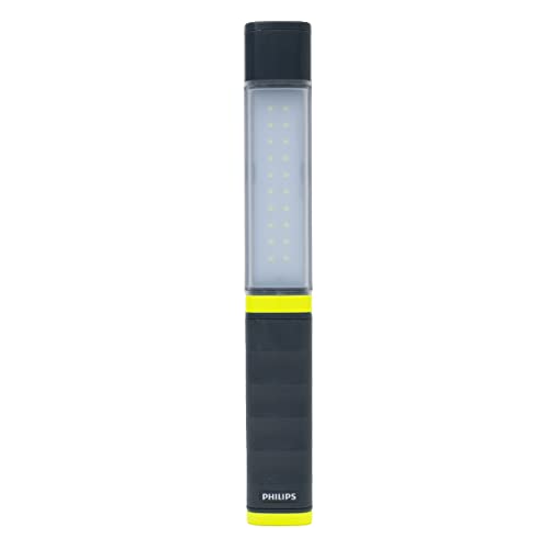 Philips Xperion 6000 Line Rechargeable LED Work Light 300 Lumen Professional Handheld Flashlight with Magnetic Base and Hanger Hook