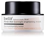 KOREAN COSMETICS, LG Household & Health Care_ belif, First Aid - Overnight Brightening Mask (50ml, healthy complexion, bright skin)[001KR] by belif