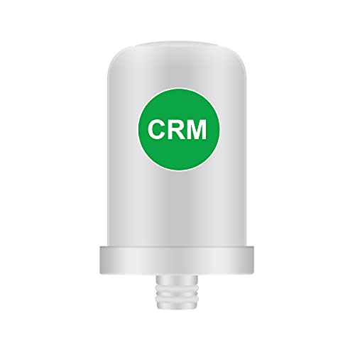 WINGSOL WINGSOL Faucet Water Filter Stainless-Steel Reduce Chlorine Speedy Flow, Japan PAC Filter Improve Taste, Faucet Filters for Faucets-Fits Standard Faucets (CRM-1P)