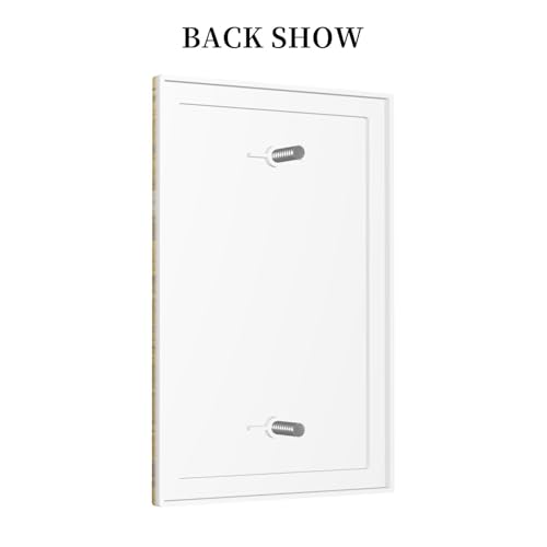 Decorative Switch Plate Covers Vintage White Flowers Birds on Golden Background 1 Gang No Device Single Blank Outlet Covers Wall Plate Light Switch Cover Plate for Bedroom Decor