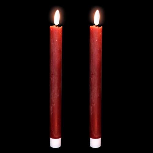 Image of Wondise Flameless Taper Candles with 6H Timer
