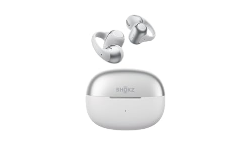 Image of SHOKZ OpenDots 2 Open-Ear Clip-On Earbuds with Upgraded Dolby Audio, 3-Mic Clear Calls, Rich Bass, Up to 40 Hrs of Audio, Wireless Charging, Interchangeable Left /Right Earbuds, IP57, Bluetooth 6.1