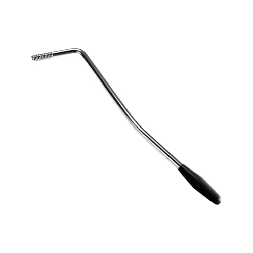 Bras de trémolo pour guitare électrique 5mm noir avec embout en métal résistant