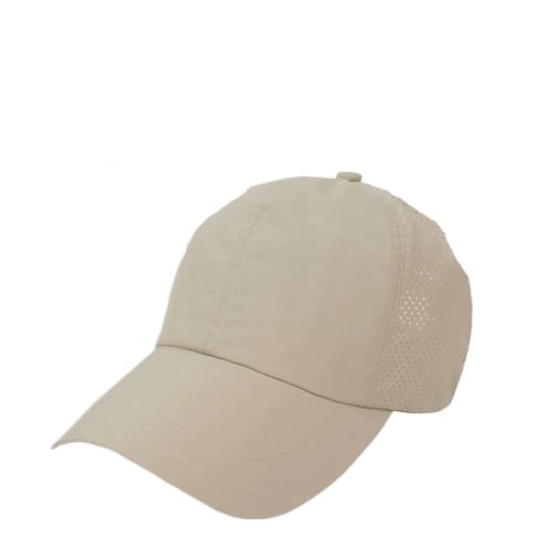 Gorra de béisbol for mujer khaki ligera que evita el calor y se ajusta sin presionar