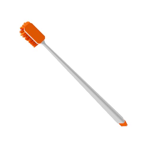 BEIDUOYANG Long Handle Fish Tanks Scrubber for Glass Aquariums Double Bristle Washing Scrubber Long Handle Brush Aquarium Cleaning Tools