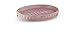 kela Porte Savon Rond Porcelaine Vieux Rose Lenora
