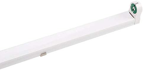 ledbox Soporte para Tubo LED T8 de 120 cm. Conexión uno o dos Laterales
