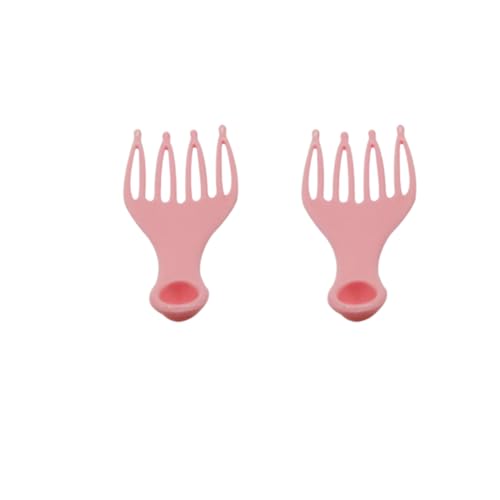GOOHOCHY 2pcs Head Massage Claw Head Massager Scratch Head Grabber Hair Perm Neck Tray Head Scratcher Massage Handheld Massager Comb Massager Head Hair Scratcher Comb Head Scratcher Pink