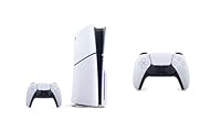 PS5 Disc Console (Slim) + White DualSense