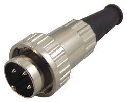 PREHKEYTEC71430-030/0800 DIN Audio/Video Connector, Plug, 3 Contacts, Cable Mount, Plastic Body, Tin Plated Contacts (1 piece)