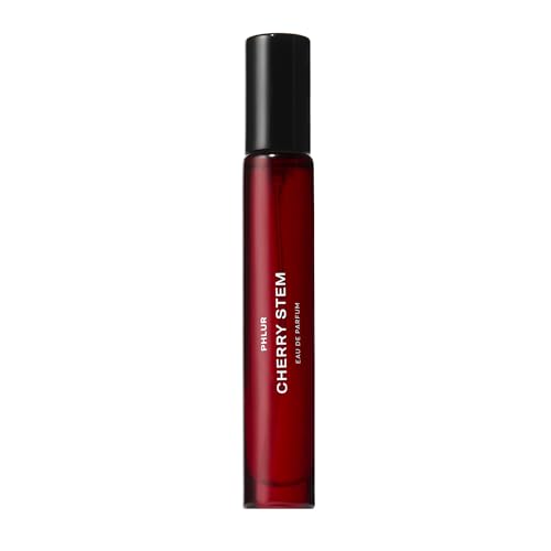 PHLUR Cherry Stem Perfume for Women & Men 9.5 mL Black Cherry & Caramel Eau de Parfum Fruity Woody with Orange Brandy Jasmine Ebony Woods & Soft Leather