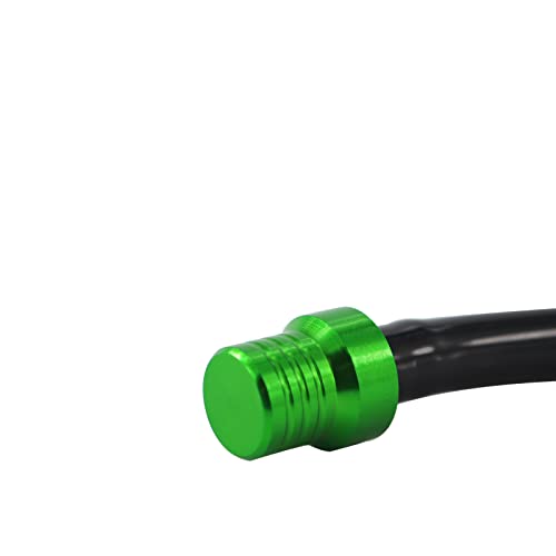 Pro Bat 5 Pack Motorcycle Fuel Tank Air Vent Gas Cap Oil Vent Breather Hose Tube Gas Tank Cap Vent For Dirt Bike Pit Bike Atv All Factory Crf Xr Cr All Quads All Off-Road Motorcycle (Green) #TOP3