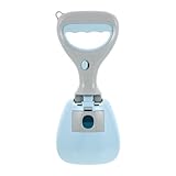 VALICLUD Robuste Hundekotschaufel aus Leichtem Strapazierfähigem Material mit Hygienischer Auffangzange für Zuhause und Spaziergänge