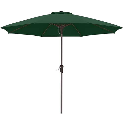 Image of ABCCANOPY 10FT Patio Umbrella Outdoor 8 Ribs Table Umbrella(Forest Green)