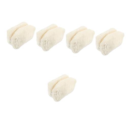 Trousse de toilette peluche compacte voyage maquillage cosmétiques