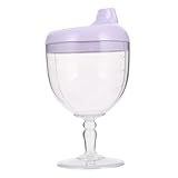 SEWACC ミルクカップ 用カップ ベビードリンクボトル パーティーカップ ゴブレットカップ 紫の,purple Pp 再利用可能