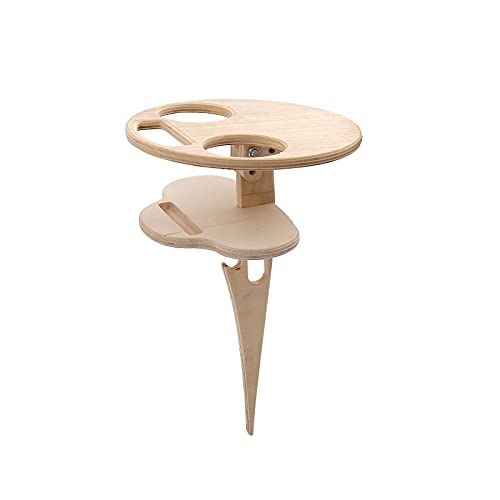 Table de pique-nique de plage en bois pour apéritif sur la pelouse