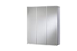 Croydex Loxley 26-Inch x 30-Inch Triple Door Tri-View Cabinet with Hang 'N' Lock Fitting System