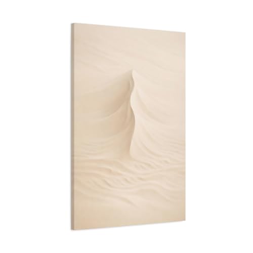 Toile nature dune de sable désert de qualité galerie avec châssis 3cm