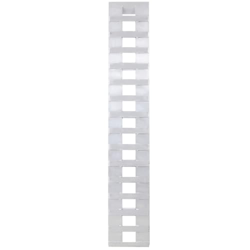 Par de rampas de aluminio plateadas 84" x 14" para motos miniatura 6