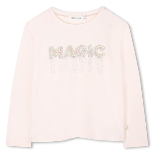 Billieblush U21407 T-Shirt für Mädchen, Rosenmut, 6 Jahre