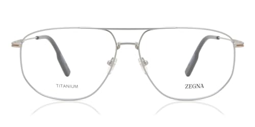 Ermenegildo Zegna EZ 5242 007 Lunettes de vue en nickel foncé mat, nickel foncé mat, 60, Nickeltin foncé mat, 60