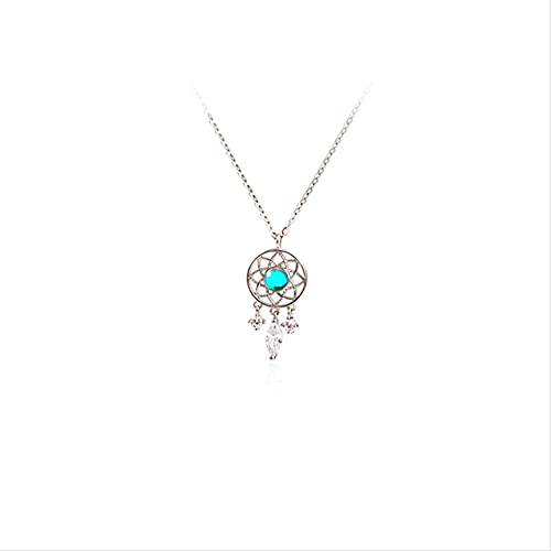 Bijoux de fête pendentif à glace en argent 925 pour femme