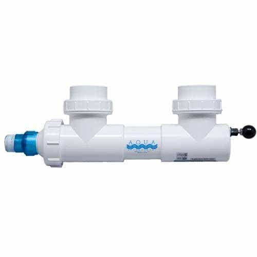 Aqua Ultraviolet 8 watt UV, 3/4" ports, unions, w/wiper miniatura 1