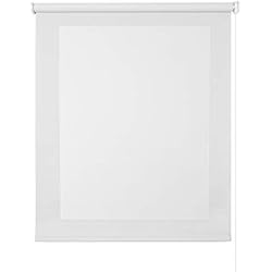 Estores Screen STORESDECO - Estor Screen, Estor Enrollable con Tejido Técnico para Puertas y Ventanas (160 cm x 180 cm, Blanco) | Estor Enrollable Aislante Térmico, Translúcido, Tamiza la Luz y Aporta Privacidad
