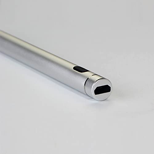 Stylet pour écrans tactiles argenté compatible smartphone et tablette - 5