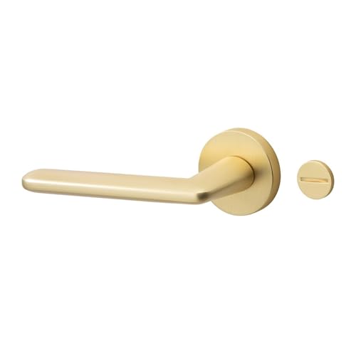 Serrure de porte de chambre a coucher minimaliste chic gold