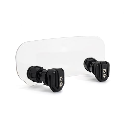 Spoiler de pare-brise universel moto réglable anti-turbulence MT09